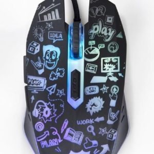Computer mouse Gembird  MOUSE USB OPTICAL BLACK/MUS-6B-GRAFIX-01 