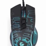 Computer mouse Gembird  MOUSE USB OPTICAL GAMING/BLACK MUSG-RGB-01 