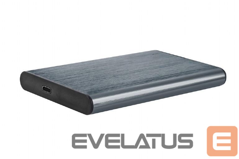 Hard drive HDD Gembird HDD CASE EXT. USB-C 2.5"/GREY EE2-U3S-6