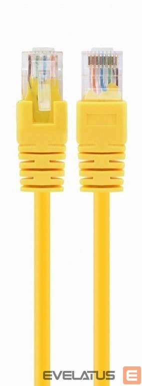 Commutator Gembird PATCH CABLE CAT5E UTP 5M/YELLOW PP12-5M/Y