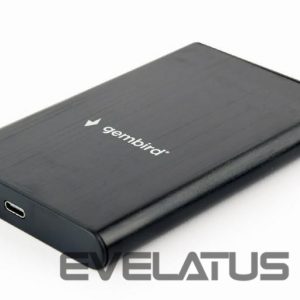 Hard drive HDD Gembird  HDD CASE EXT. USB-C 2.5"/BLACK EE2-U3S-6 