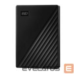 Hard drive HDD Western Digital  External HDD||My Passport|5TB|USB 2.0|USB 3.0|USB 3.2|Colour Black|WDBPKJ0050BBK-WESN 