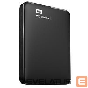 Hard drive HDD Western Digital  External HDD||Elements Portable|4TB|USB 3.0|Colour Black|WDBU6Y0040BBK-WESN 