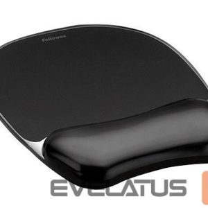 Computer mouse Fellowes  MOUSE PAD CRYSTAL GEL/BLACK 9112101 