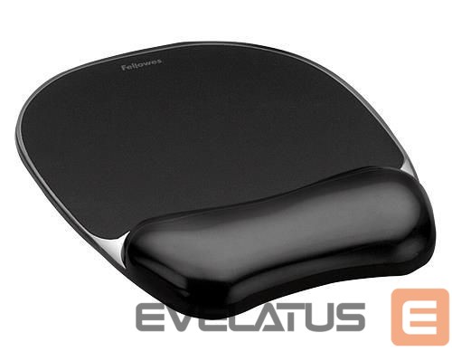 Computer mouse Fellowes MOUSE PAD CRYSTAL GEL/BLACK 9112101