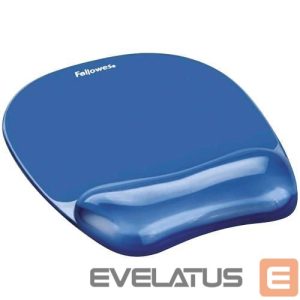 Computer mouse Fellowes  MOUSE PAD CRYSTAL GEL/BLUE 9114120 