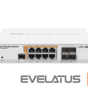 Commutator Mikrotik  Switch||8x10Base-T / 100Base-TX / 1000Base-T|4xSFP|1xConsole|CRS112-8P-4S-IN 
