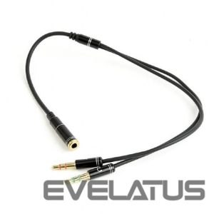 Cable Gembird  CABLE AUDIO 3.5MM SOCKET TO/2X3.5MM PLUG CCA-418M 