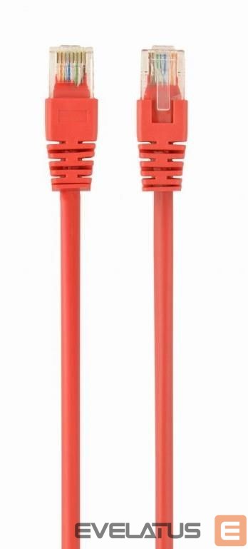 Commutator Gembird PATCH CABLE CAT5E UTP 0.25M/RED PP12-0.25M/R