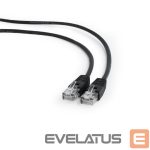 Commutator Gembird  PATCH CABLE CAT5E UTP 3M/BLACK PP12-3M/BK 
