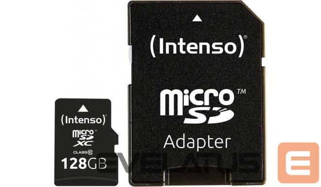 Other Computer Accessory Intenso MEMORY MICRO SDXC 128GB C10/W/ADAPTER 3433491