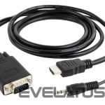 Monitor accessory Gembird  CABLE HDMI-VGA +3.5MM/1.8M A-HDMI-VGA-03-6 