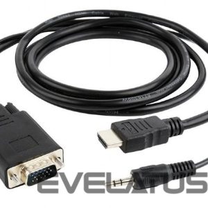 Monitor accessory Gembird  CABLE HDMI-VGA +3.5MM/1.8M A-HDMI-VGA-03-6 