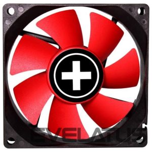 Cooler XILENCE  CASE FAN 80MM REDWING 3PIN+4P/12V XF037 