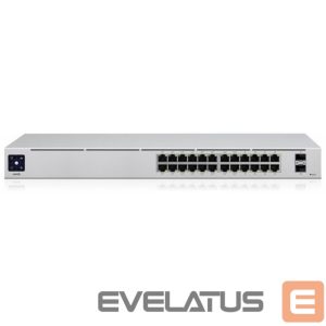 Commutator UBIQUITI  Switch||USW-Pro-24-PoE|Type L3|Desktop/pedestal|Rack|24x10Base-T / 100Base-TX / 1000Base-T|2xSFP+|PoE+ ports 16|400 Watts|USW-PRO-24-POE 