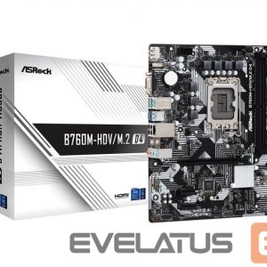 Motherboard for Intel processors Asrock  MB B760 S1700 MATX/B760M-HDV/M.2 D4 