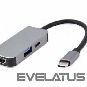 Modules and transceivers Gembird  I/O ADAPTER USB-C TO HDMI/USB3/3IN1 A-CM-COMBO3-02 
