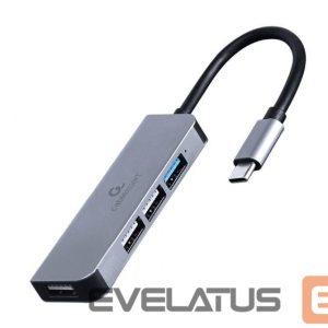 Converter Cablexpert  I/O HUB USB-C 4PORT/UHB-CM-U3P1U2P3-01 