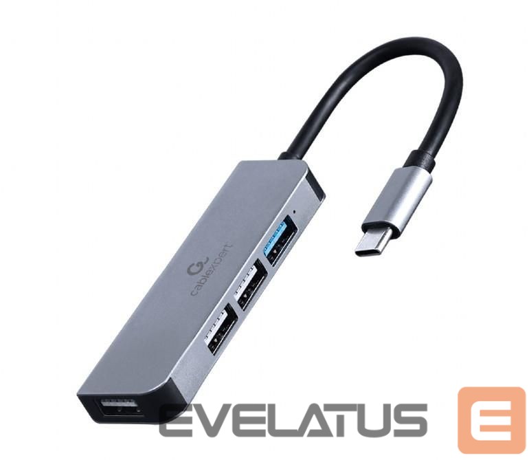 Converter Cablexpert I/O HUB USB-C 4PORT/UHB-CM-U3P1U2P3-01