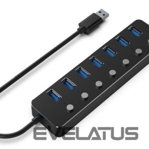 Converter Gembird  I/O HUB USB3 7PORT/UHB-U3P7P-01 