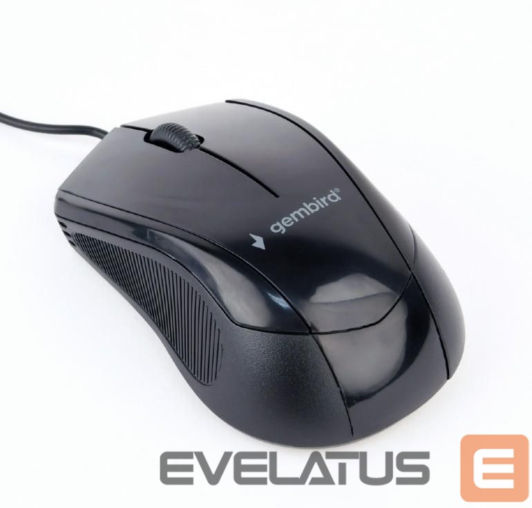 Computer mouse Gembird MOUSE USB OPTICAL/BLACK MUS-3B-02