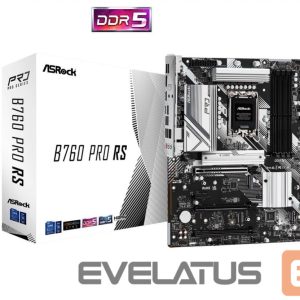 Motherboard for Intel processors Asrock  Mainboard||Intel B760 Express|LGA1700|ATX|Memory DDR5|Memory slots 4|1xPCI-Express 3.0 1x|1xPCI-Express 3.0 16x|1xPCI-Express 4.0 16x|1xPCI-Express 5.0 16x|3xM.2|1xHDMI|1xDisplayPort|2xUSB 2.0|5xUSB 3.2|1xUSB-C|1xRJ45|3xAudio port|B760PRORS 
