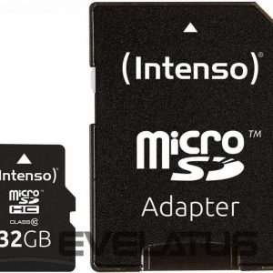 Other Computer Accessory Intenso  MEMORY MICRO SDHC 32GB C10/W/ADAPTER 3413480 