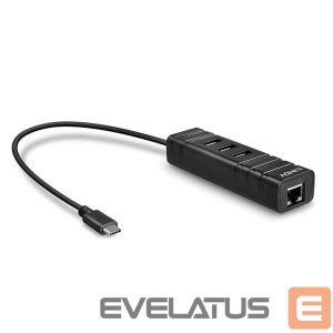 Converter LINDY  I/O HUB USB3.1 & LAN ADAPTER/43249 