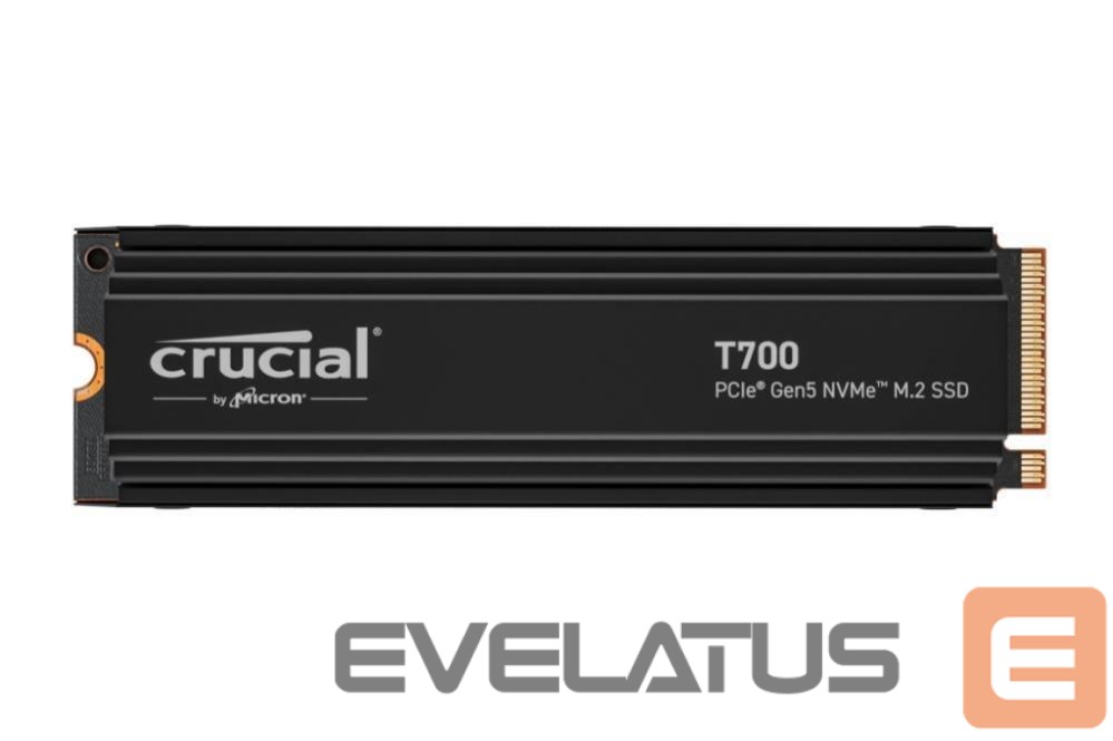 Hard drive SSD Crucial SSD||T700|4TB|M.2|PCIE|NVMe|TLC|Write speed 11800 MBytes/sec|Read speed 12400 MBytes/sec|TBW 2400 TB|CT4000T700SSD5
