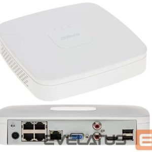 surveillance accessories DAHUA  NET VIDEO RECORDER 4CH 4POE/NVR4104-P-EI 