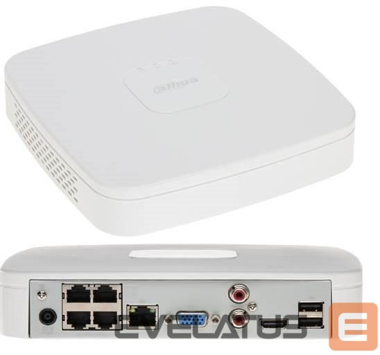 surveillance accessories DAHUA NET VIDEO RECORDER 4CH 4POE/NVR4104-P-EI