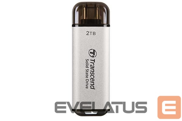 Hard drive SSD Transcend External SSD||ESD300|2TB|USB-C|Write speed 950 MBytes/sec|Read speed 1500 MBytes/sec|TS2TESD300S