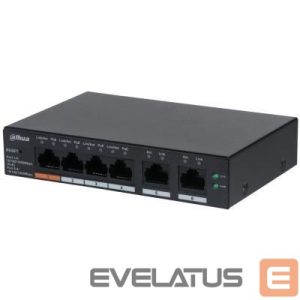 Commutator DAHUA  Switch||CS4006-4GT-60|Type L2|Desktop/pedestal|PoE ports 4|60 Watts|DH-CS4006-4GT-60 