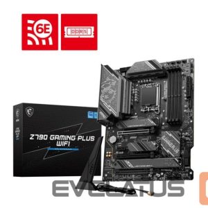 Motherboard for Intel processors MSI  Mainboard||Intel Z790|LGA1700|ATX|Memory DDR5|Memory slots 4|1xPCI-Express 1x|3xPCI-Express 16x|4xM.2|1xHDMI|1xDisplayPort|4xUSB 2.0|3xUSB 3.2|1xUSB-C|1xPS/2|6xAudio port|Z790GAMINGPLUSWIFI 
