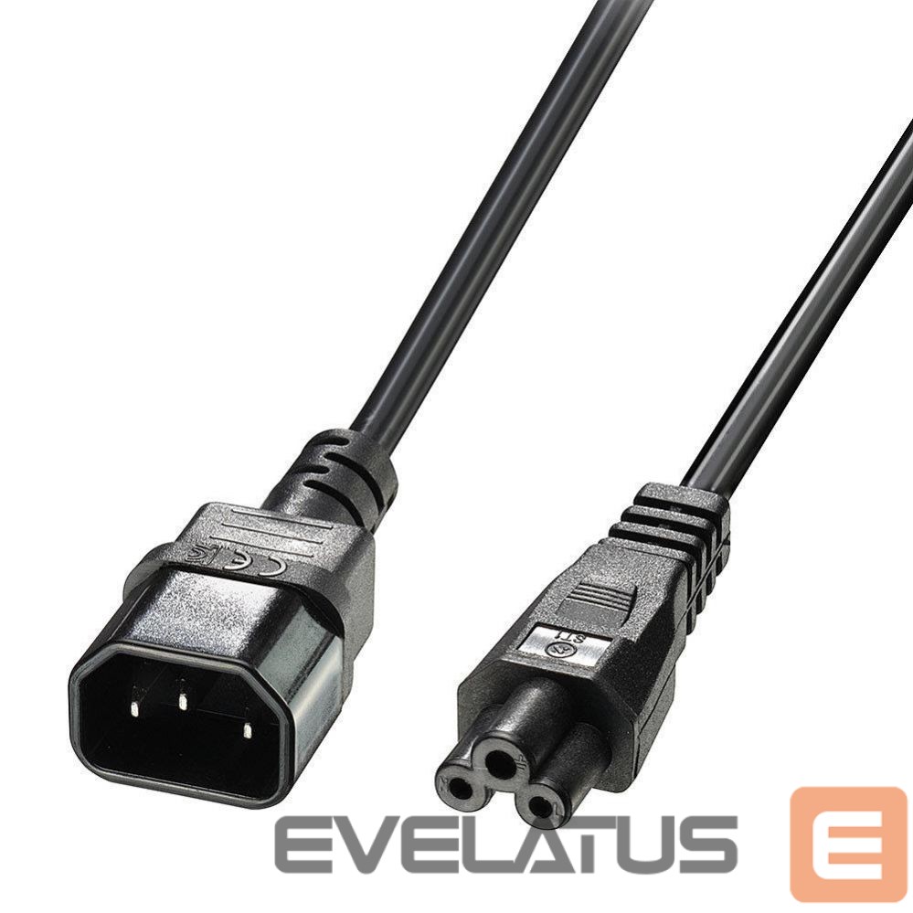 Converter LINDY CABLE POWER IEC C14 TO IEC C5/2M 30341
