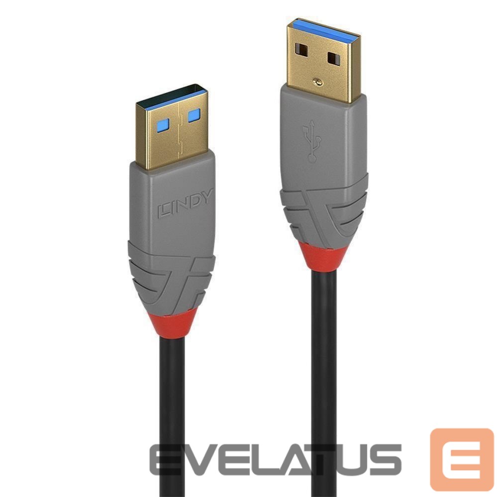 Cable LINDY CABLE USB3.2 TYPE A 5M/ANTHRA 36754