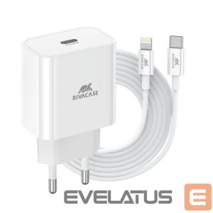 Cables and wires RIVACASE  MOBILE CHARGER WALL/WHITE PS4101 WD5 