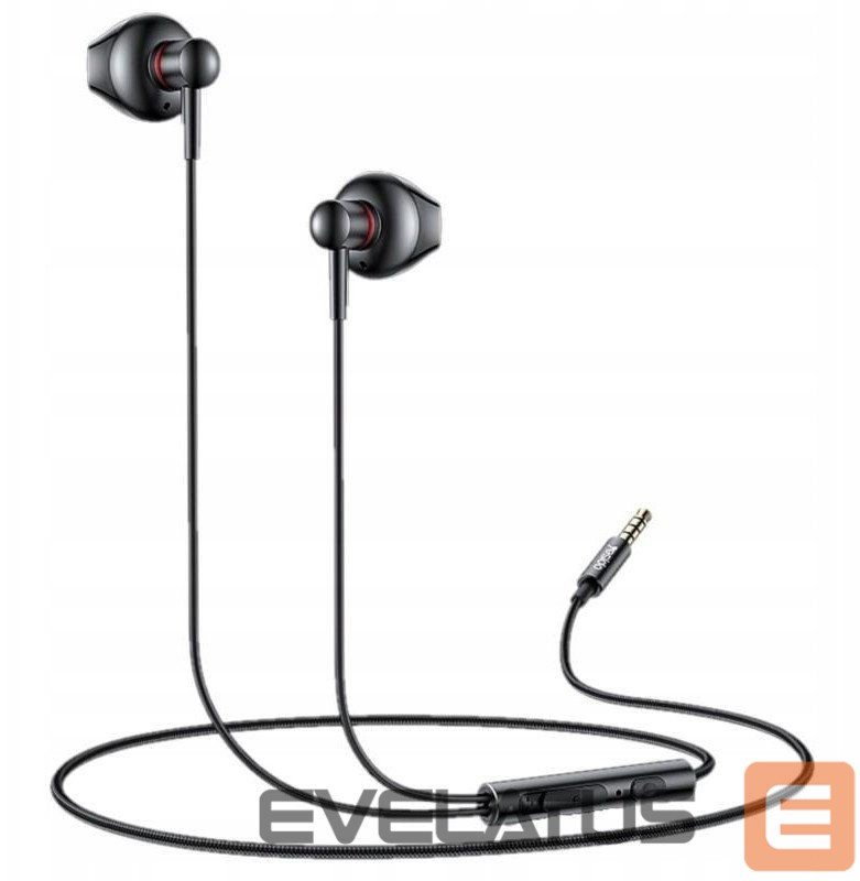 Wired headphones yesido Earphone 3.5mm With Microfone Black