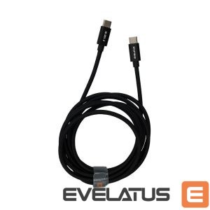 Cable Evelatus  Flex Cable Pro USB 2.0 Type C to Type C 2M 100W 5A Black