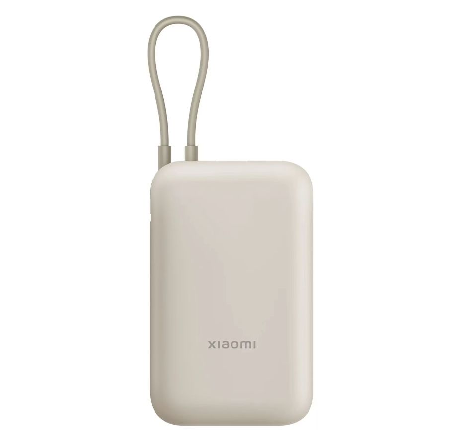 Power bank Xiaomi Power Bank 10 000 mAh (Integrated Cable) USB-A/USB-C Beige