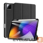 Book case Dux Ducis  Redmi Pad 7/7 Pro Domo Series Tri-fold Stand PU Leather Tablet Cover Black