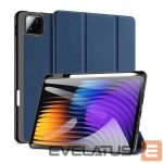 Book case Dux Ducis  Redmi Pad 7/7 Pro Domo Series Tri-fold Stand PU Leather Tablet Cover Blue