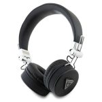 Wireless headphones Guess  Bluetooth ENC GUBH70PGTSPSK Grained Classic Round Shape Black