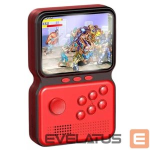 Gaming console GameBox  M3 16bit Portable Retro Game console with 900 games 3'' HD LCD / TV RCA cable Red