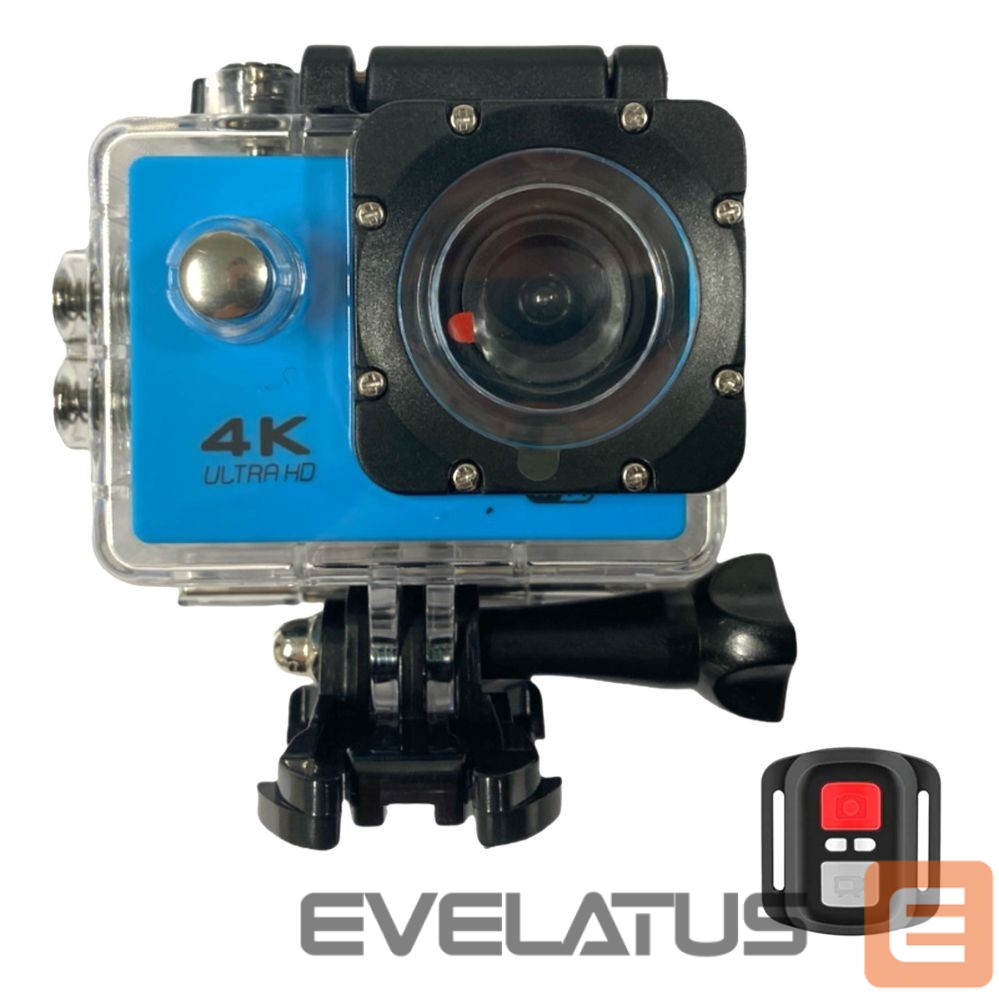 Digital camera iWear K1 Ultra HD 4K 16Mpix Wi-Fi Sport Camera with 2'' LCD Remote & 8x Fixation Set