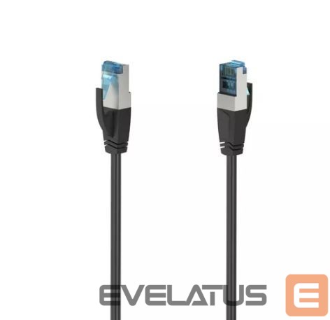 Cable Hama Cat6a S/FTP - network cable, 10 m Black