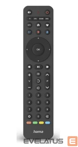 Other Computer Accessory Hama UNIVERSAL TV REMOTE CONTROL INFRA-RED FOR 4 DEVICES Black