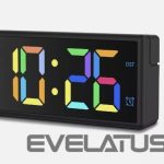 Wall and interior clocks Hama  Digital Alarm Clock «Ibiza», Multicol. Screen, with USB Charging Function 