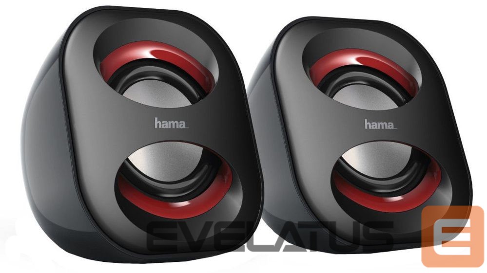Bluetooth speakers Hama Sonic Mobil 183 Notebook Speaker Black Red