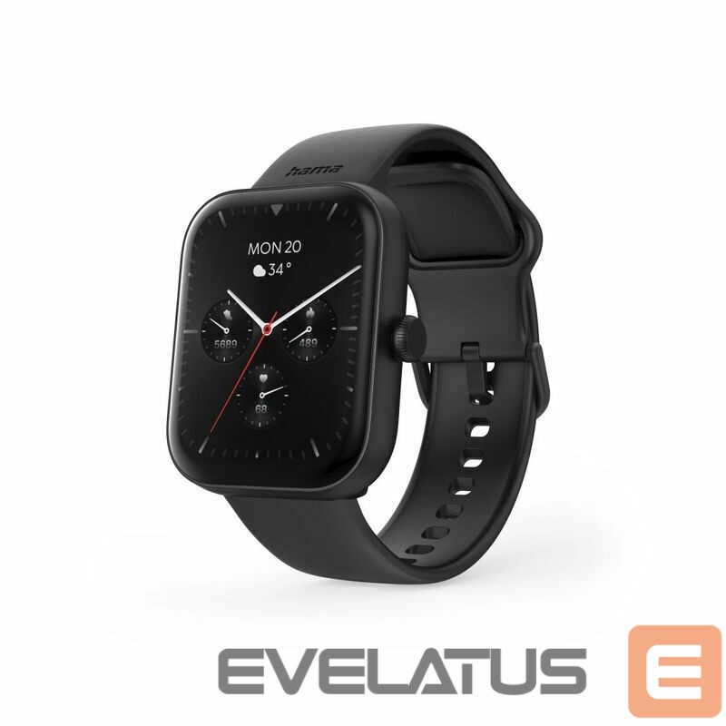 Smart watches Hama 5000 Smart Watch, Phone Function, Sleep Analysis, Waterproof, 1.65 Black